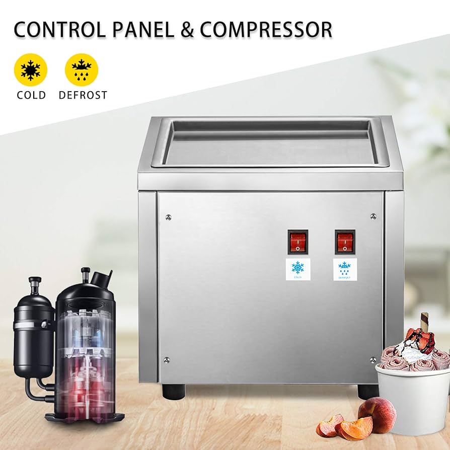 【ぞうさん】ロールアイスマシーン Amazon.com: VEVOR Fried Ice Cream Roll Maker - Commercial